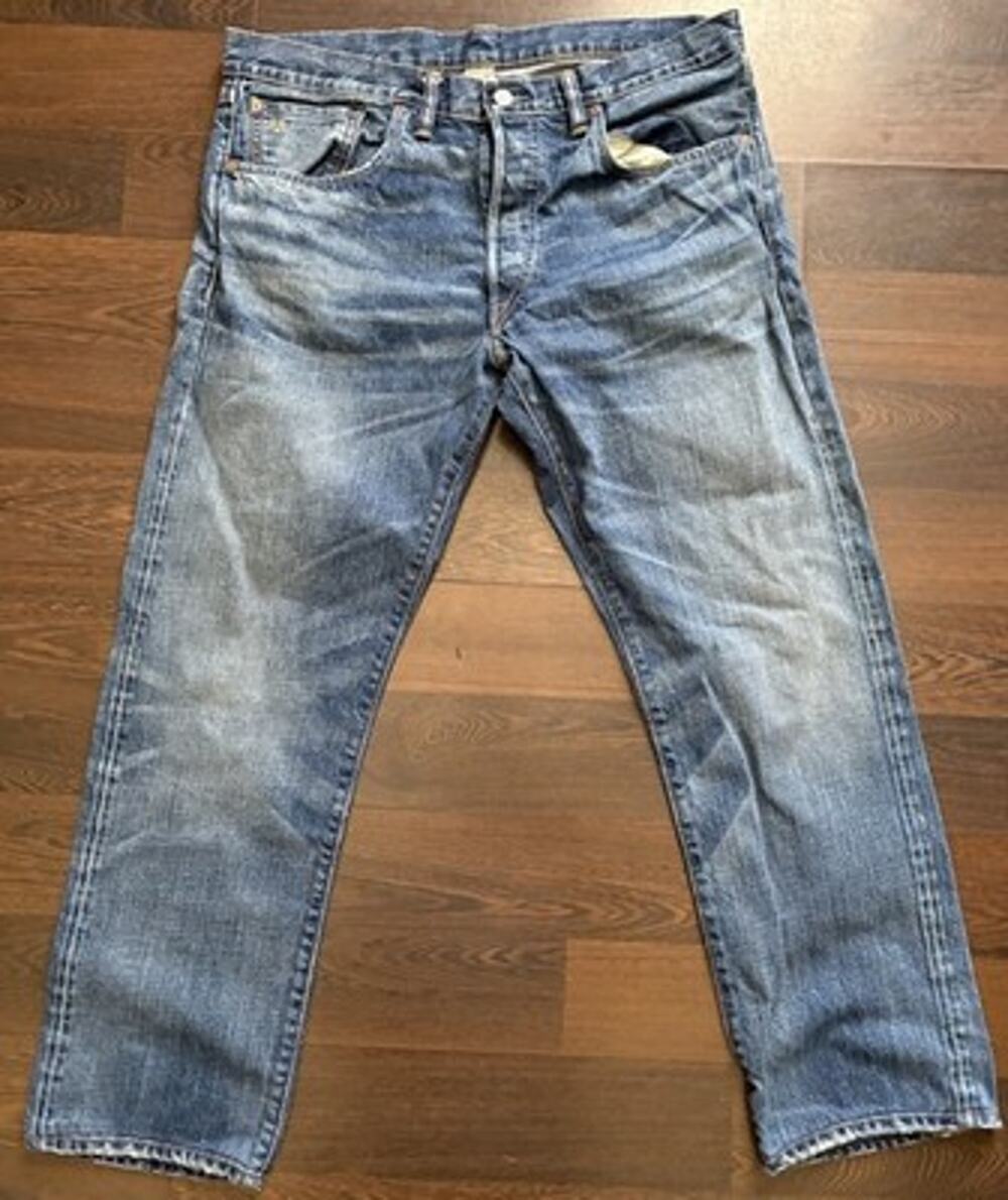 RRL Ralph Lauren Slim Fit Japan Selvedge Denim Jeans 36x27 USA